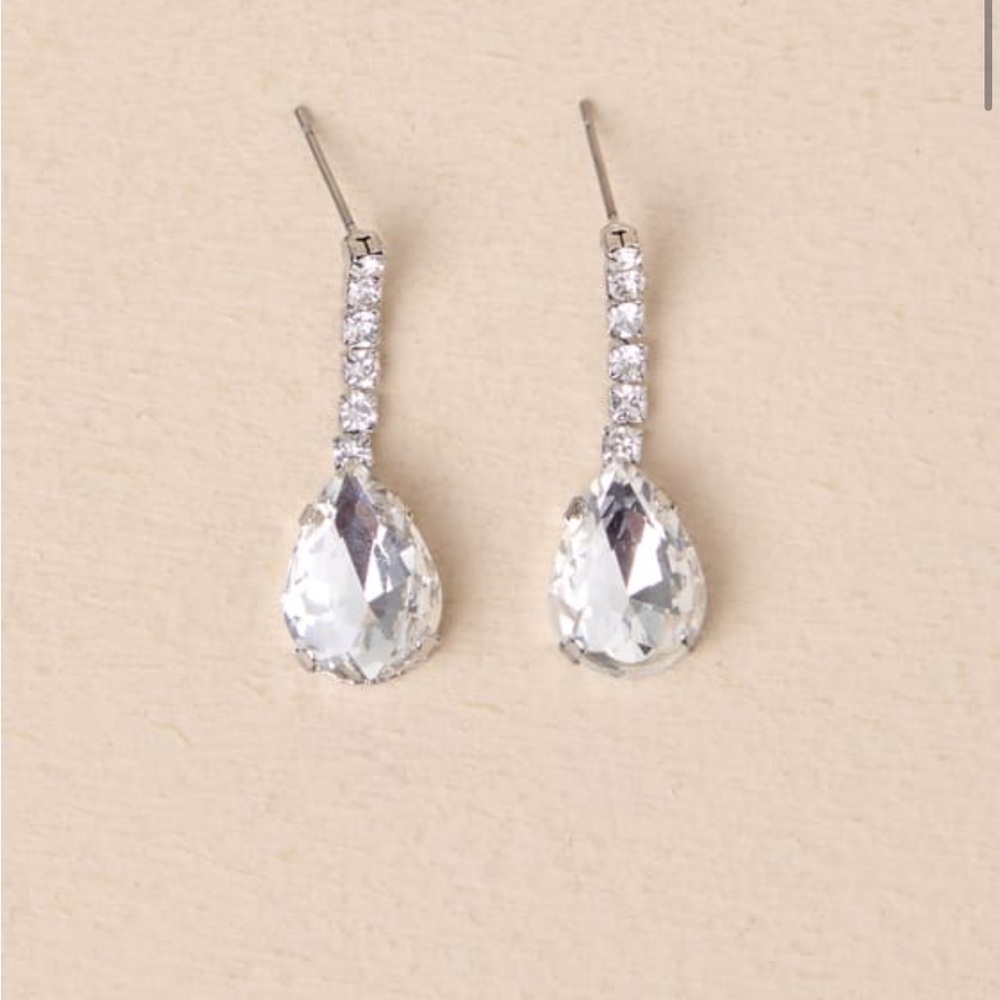 Silver earrings - Picture 2 of 3